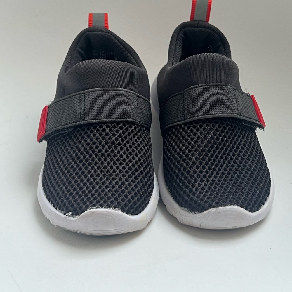 Cat & Jack Black and Red Kids Sneakers